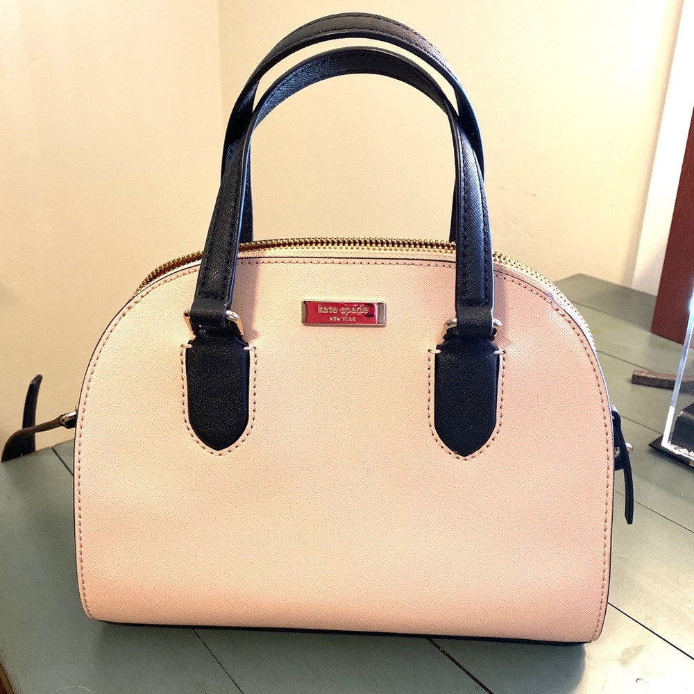 Kate Spade PINK/BLACK Mini Reiley Handbag